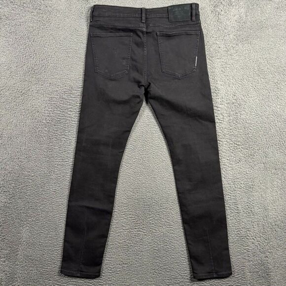 NEUW Denim Jeans Mens 34x32 Black Iggy Skinny Fit Stretch Casual - Picture 7 of 16
